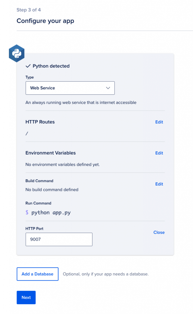 python flask API digital ocean deployment