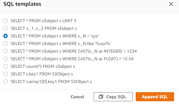 How to Query S3 Objects with S3 Select 6